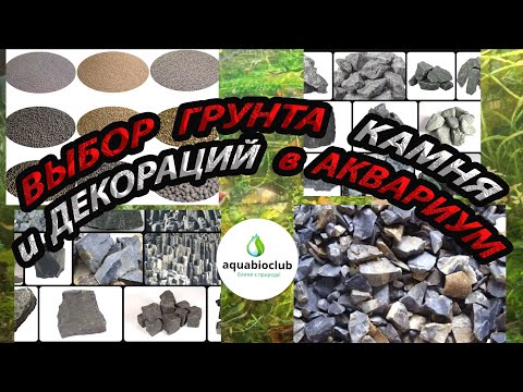 Видео: Выбор грунта, камней и декораций в аквариум. Уход, обслуживание  и лайфхаки с грунтом и камням.