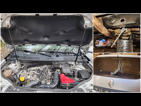 Видео: Промежуточное ТО-2,5 на Рено Дастер. Масляный сервис, замена щёток.