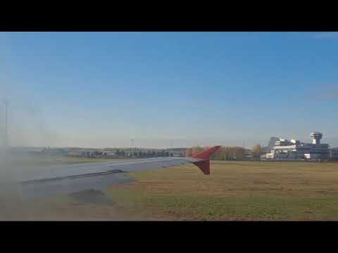 Видео: посадка на Аэропорт Минска аэробус A 320