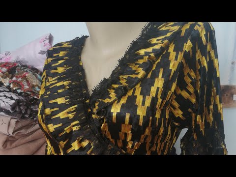 Видео: Замонави запахли халад бичиб тикамиз  Шьём платье запах We sew a dress smell