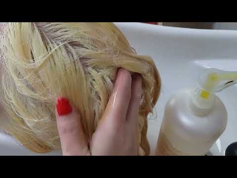 Видео: "Хочу теплый блонд!!!"- сказала девушка. Выполняю.