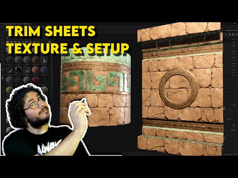 Видео: Trim Sheets для игр — Текстурирование и настройка