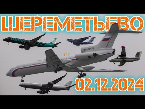 Видео: Сюрпризы и споттинг в Шереметьево 02.12.2024