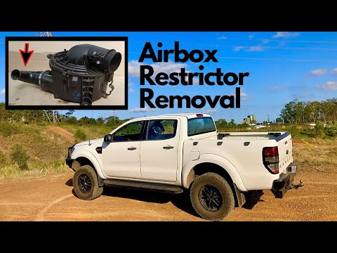 Видео: Снятие ограничителя заводского воздухозаборника Ford Ranger | Бесплатная модификация