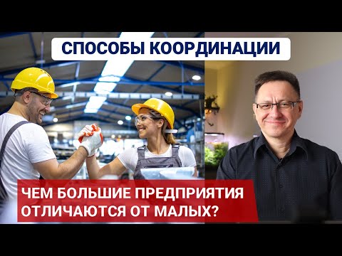 Видео: Способы координации на производстве. | Как создать большую компанию?