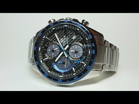 Видео: Сапфир. Карбон. Солар. CASIO EDIFICE EFS-S540DB-1B