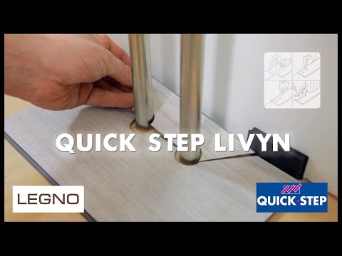 Видео: Монтаж виниловой плитки QUICK STEP LIVYN плавающий пол (инструкция)