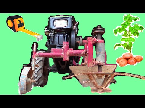Видео: Мульчер для ботвы картофеля -размеры!