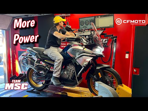 Видео: Тесты на динамометре CFMOTO IBEX 800 и настройка MSC