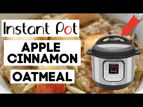Видео: Рецепт овсянки с яблоками и корицей в Instant Pot — пошаговый рецепт Instant Pot