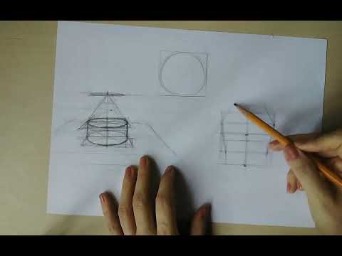 Видео: Как рисовать окружности в перспективе?