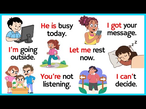 Видео: 100 распространённых предложений английского языка для ежедневного использования | Вопросы и отве...