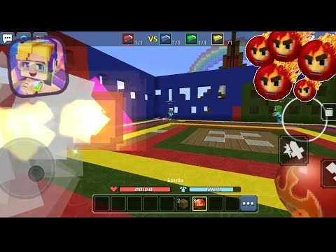Видео: Бед варс, но надо остаться на арене, используя ФаерБоллы(огненные шары)🔥. Блокмен го Твикс. Twi4x.