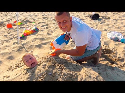 Видео: ЗАКОПАЛ ЖЕНУ. ДОСТАЛА! НЕРФ БИТВА. НЕРФ БРОС ШОУ