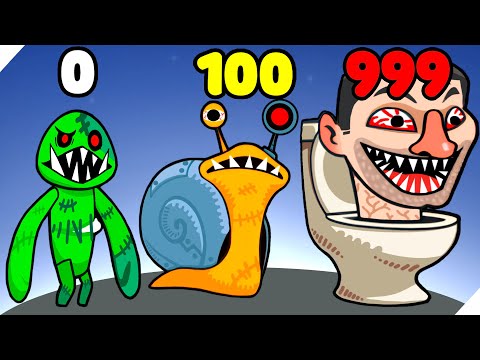 Видео: ЭВОЛЮЦИЯ УГАРНЫХ МОНСТРОВ ДЛЯ СРАЖЕНИЯ НА АРЕНЕ! Merge War Monster Fight