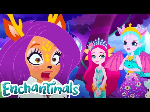Видео: Королева пропала ?! 😱 | Королевское спасение Enchantimals, часть 1-2