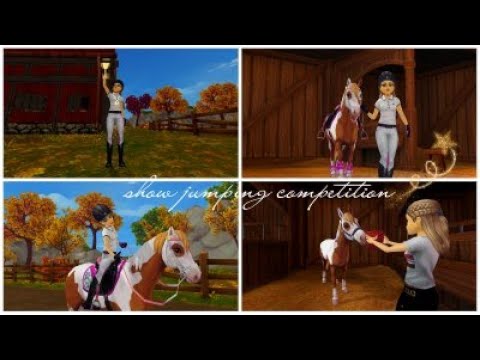 Видео: Соревнования по конкуру среди пони/ Star stable RRP/ Harper Starham