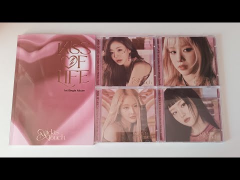 Видео: KISS OF LIFE - MIDAS TOUCH 1st single album unboxing || распаковка альбома kiss of life