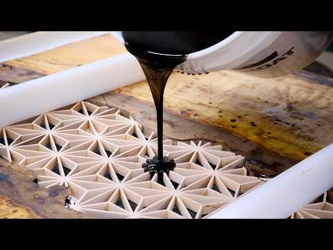 Видео: Современный стол, 1300-летняя техника деревообработки