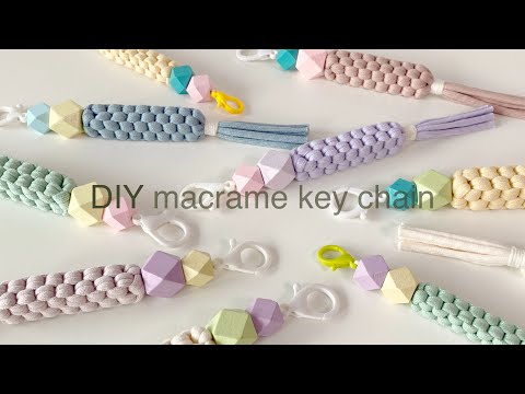 Видео: DIY | macrame key chain crown knot | Сделай сам | макраме брелок корона узел