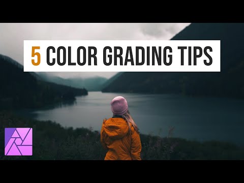Видео: 5 простых советов по цветокоррекции в Affinity Photo