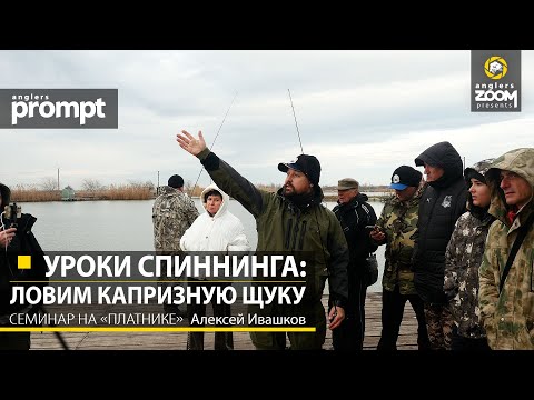 Видео: Уроки спиннинга: ловим капризную щуку. Семинар на «платнике». Алексей Ивашков. Anglers Prompt