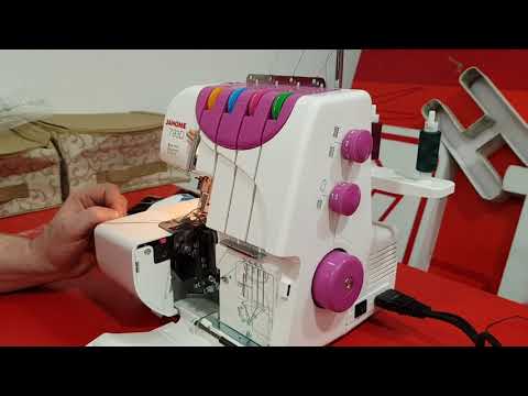 Видео: Оверлок Janome 793D