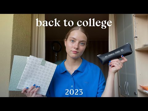 Видео: back to college | канцелярия + образы в колледж 2023