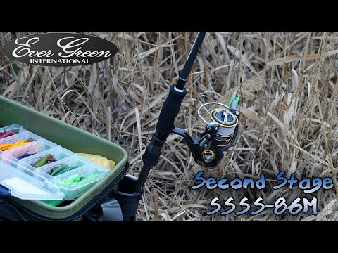 Видео: Первое знакомство с EVERGREEN SECOND STAGE RAZOR JERK 86M  Бросковый Универсал для берега!