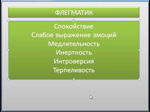 Видео: Темперамент Типы темперамента