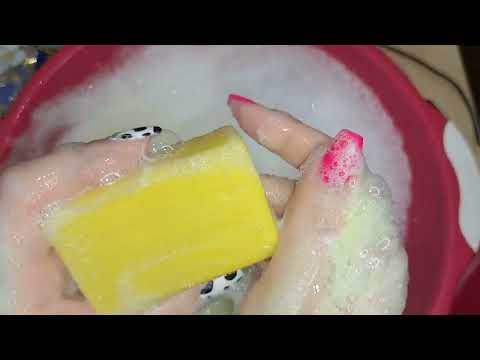 Видео: Мыление 🧼🫧🧽/релакс🥰/soap🧼/туалетное мыло💥/♥🤍💚soapbox/soaps/soap opening/unpacking soap