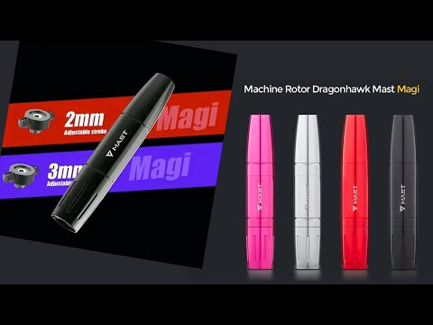Видео: Роторная машинка DragonHawk MAST Magi Pen с двумя эксцентриками. Обзор и нюансы.