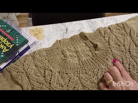 Видео: Топ из пряжи Yarn art ideal 100% хлопок