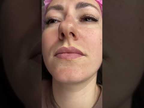 Видео: Екатерина Козлова. Безконтурный перманентный макияж губ. Часть 1