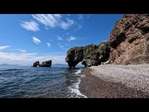 Видео: Приморский край. Полуостров Краббе. Бухта Агатовая.