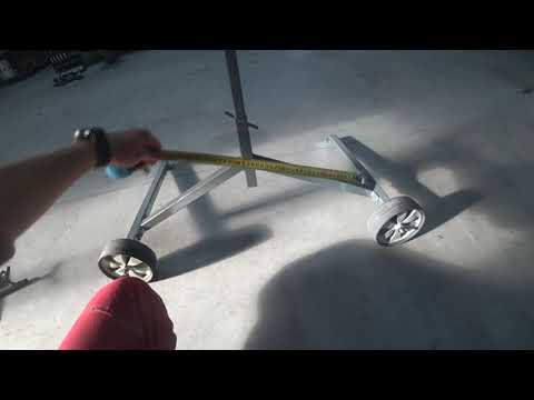 Видео: Поворотный стол для бамперов. Размеры