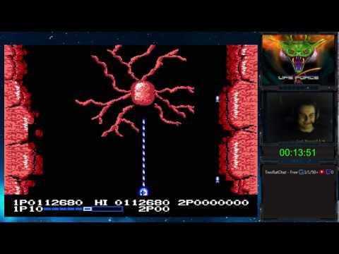 Видео: Life Force | Salamander прохождение 100% | Игра на (Dendy, Nes, Famicom, 8 bit) 1986. Стрим HD [RUS]
