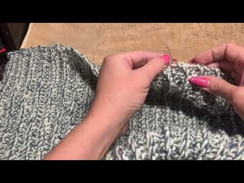 Видео: Свитер оверсайз крючком для начинающих 2 часть