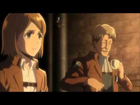 Видео: Атака титанов ♫ Время и стекло - кафель ♫ Леви и Петра