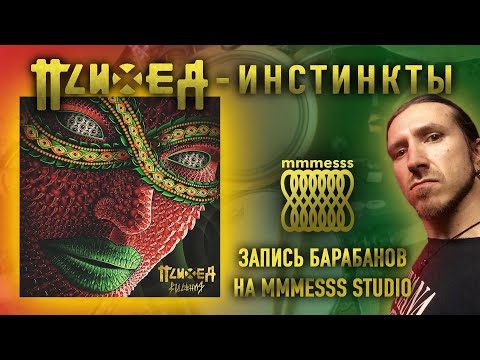 Видео: Психея - Инстинкты_Запись барабанов на @mmmesss_studio