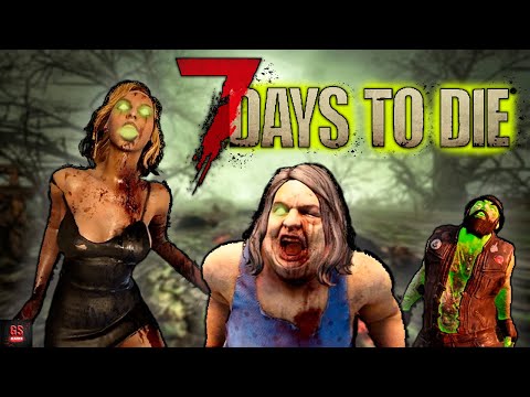 Видео: 100 дней выживания втроём в 7 Days to Die! Сможем ли мы пережить? #14