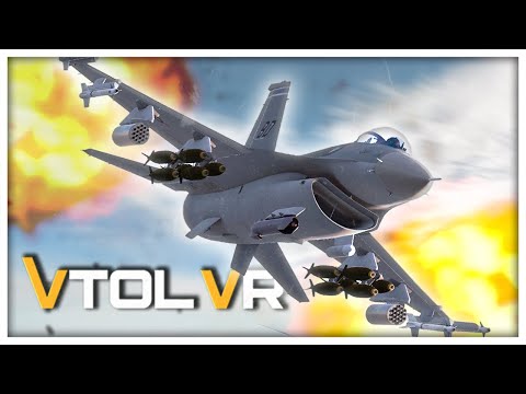 Видео: Как ДЕЙСТВИТЕЛЬНО летать на F16 в VTOL VR...