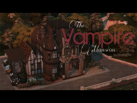 Видео: Вампирский особняк Вранбург | Хеллоуин | Строительство The Sims 4 | No CC