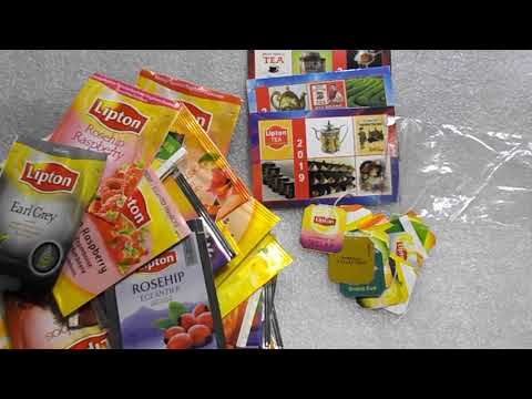 Видео: Письмо с обмена №75. Обмен из Словакии. Чайные ярлычки и пакетики Липтон и не только)