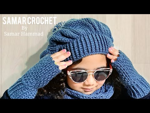 Видео: Простой берет крючком для начинающих.