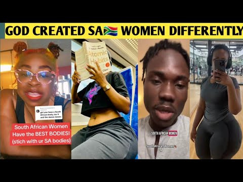 Видео: Реакция чернокожих американок и других на тело чернокожей южноафриканки / Бог совершил здесь идеа...