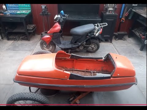 Видео: Делаем электро веломобиль, но нечаянно получаем электроскутер. Электромопед из хлама. (часть 2)