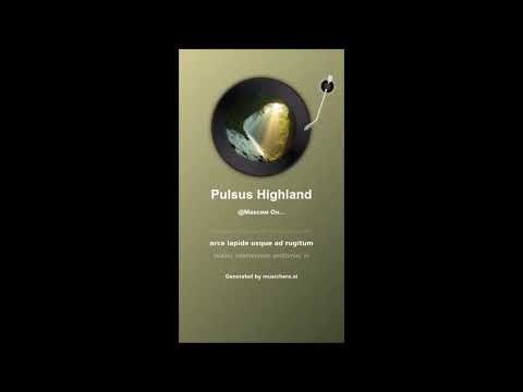 Видео: Pulsus Highland (мой стих на латыни в стиле Григорианский хорал)