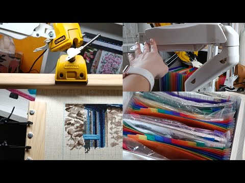 Видео: #11/2023 Новый станок и организация процессов, продвижения/ вышивка крестиком