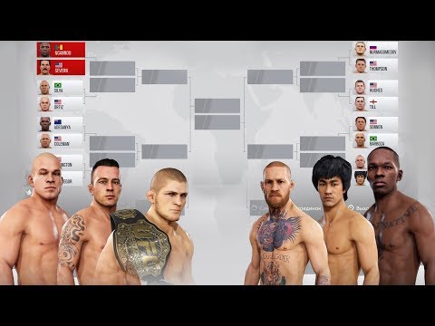 Видео: БОРЦЫ vs УДАРНИКИ ГРАН-ПРИ ТУРНИР в UFC 3 ХАБИБ/КОНОР/БРЮС ЛИ